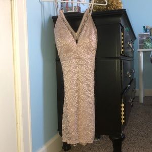 Formal Rose Gold Dress